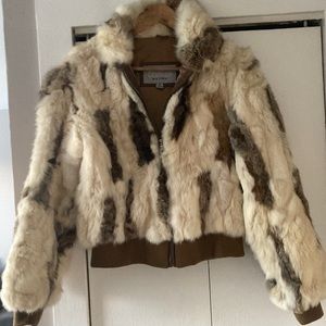 Wilson’s Leather Fur Bomber Jacket.